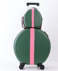 Luggage  Cute Round Universal Wheels Carry-on Suitcase PC Material Suitable